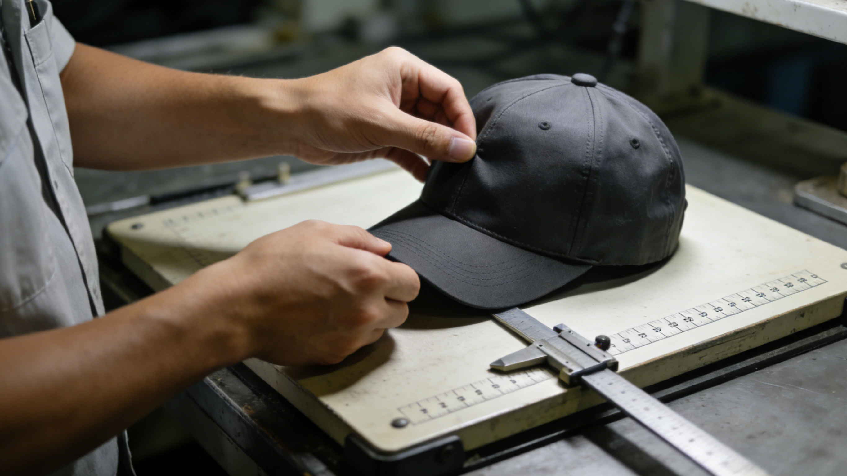 Cap quality inspection with measuring tools